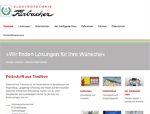 Tablet Screenshot of fuerbacher.de